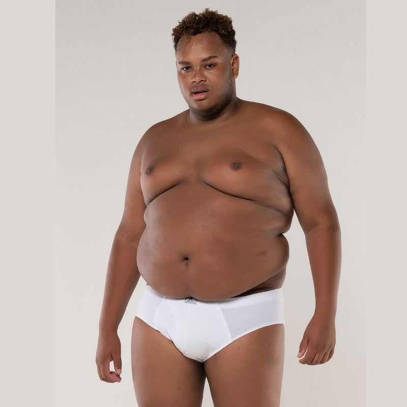 Keeper Cueca LUCAS Slip Lisa Plus Size 100% Algodão