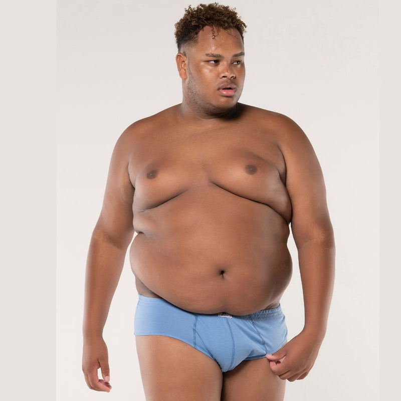 Keeper Cueca LUCAS Slip Lisa Plus Size 100% Algodão