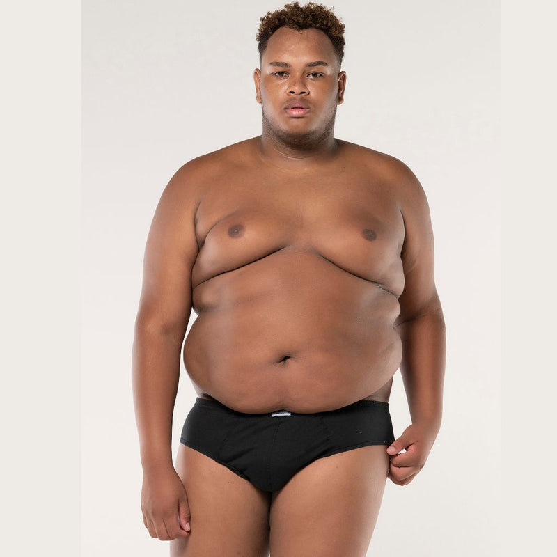 Keeper Cueca LUCAS Slip Lisa Plus Size 100% Algodão