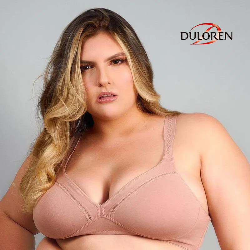 Sutiã THAIS Du Loren Plus Size Tradicional Sem Bojo Modal