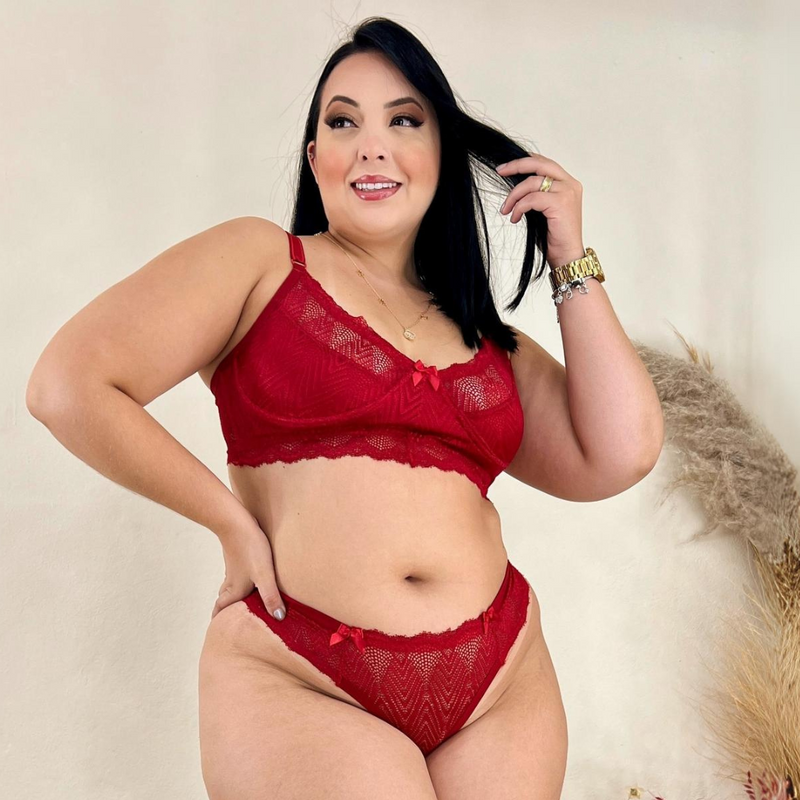 Conjunto ARO RENDADO Plus Size