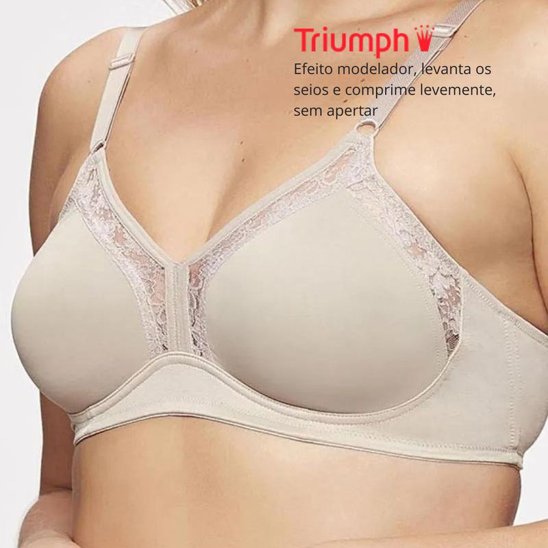 Sutiã Triumph Sem Aro Ladyform Lace 24755