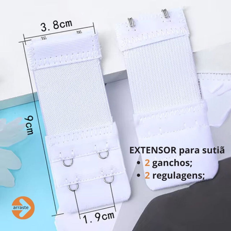 EXTENSOR para Sutiãs 2X2 (Ganchos/Regulagens) Unidade