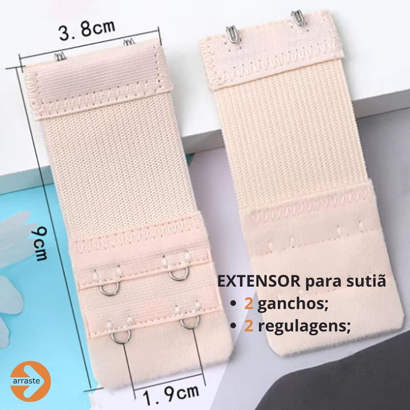 EXTENSOR para Sutiãs 2X2 (Ganchos/Regulagens) Unidade