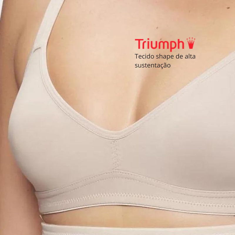 Sutiã Triumph N Sem Aro e Sem Bojo Shape Control 24834