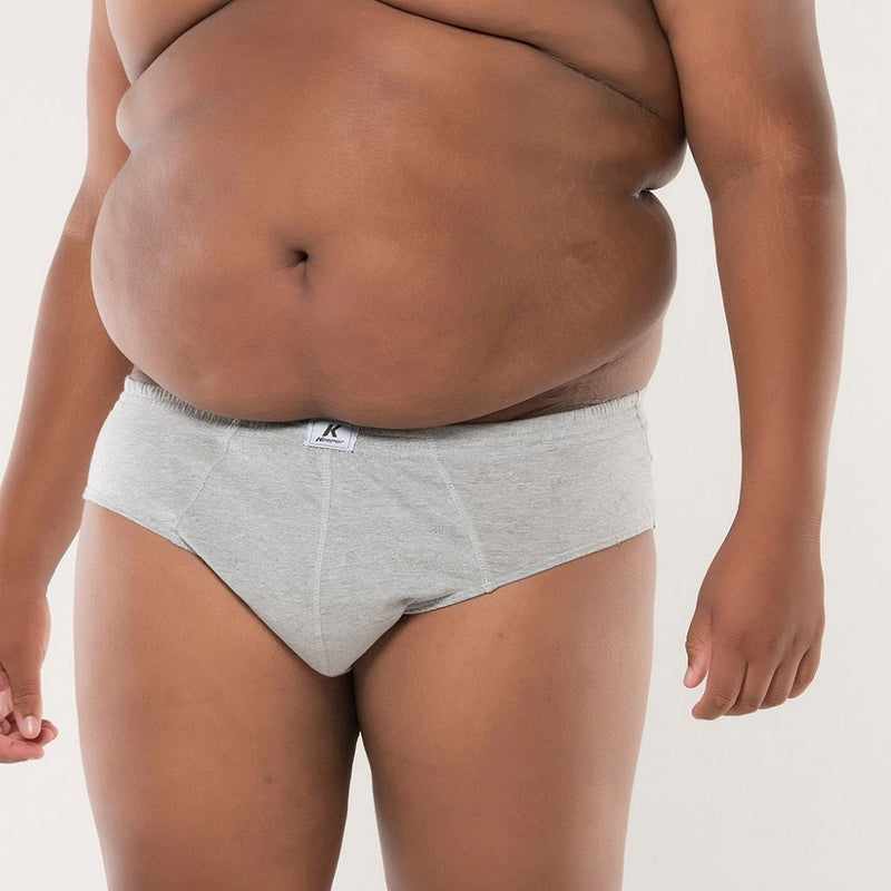 Keeper Cueca LUCAS Slip Lisa Plus Size 100% Algodão