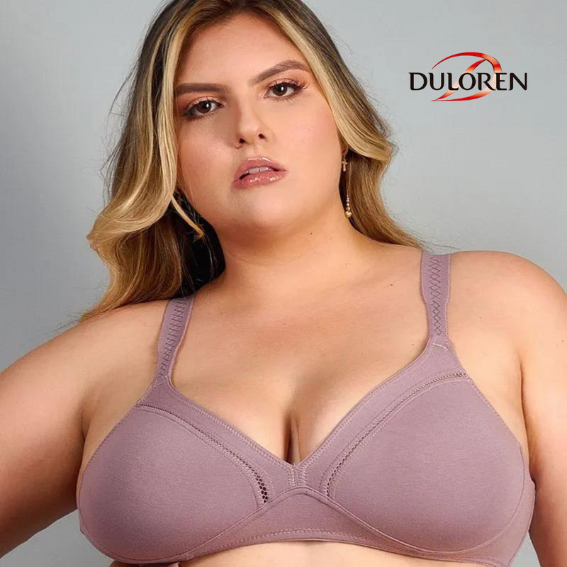 Sutiã THAIS Du Loren Plus Size Tradicional Sem Bojo Modal