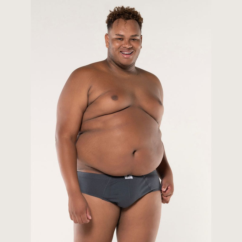 Keeper Cueca LUCAS Slip Lisa Plus Size 100% Algodão