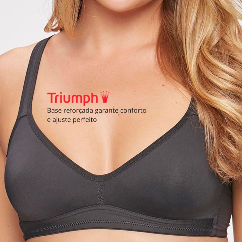 Sutiã Triumph N Sem Aro e Sem Bojo Shape Control 24834