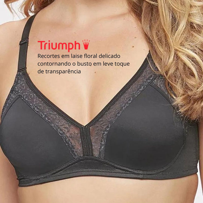 Sutiã Triumph Sem Aro Ladyform Lace 24755