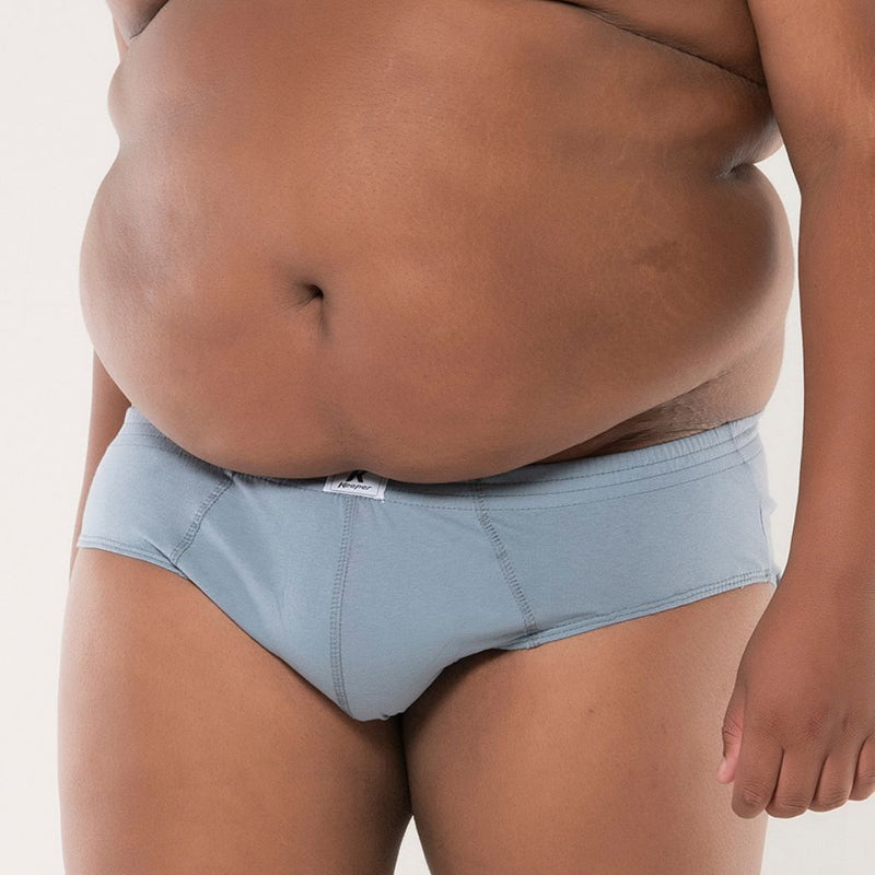 Keeper Cueca LUCAS Slip Lisa Plus Size 100% Algodão