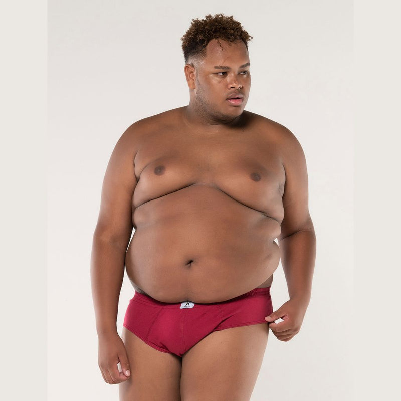 Keeper Cueca LUCAS Slip Lisa Plus Size 100% Algodão