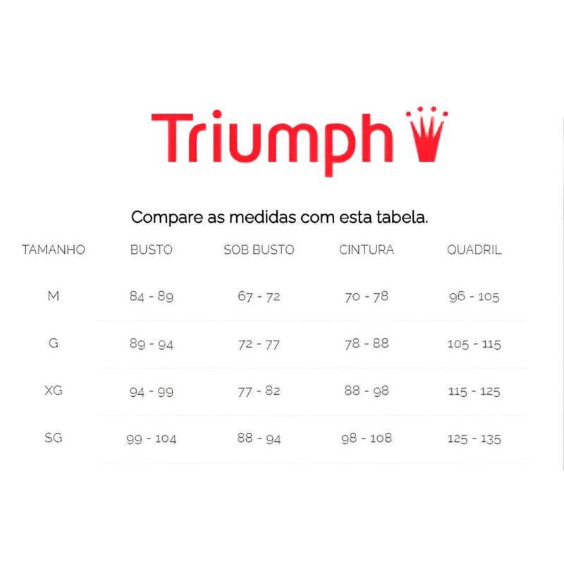 Calcinha Triumph Maxi Alta Brigitte 24788