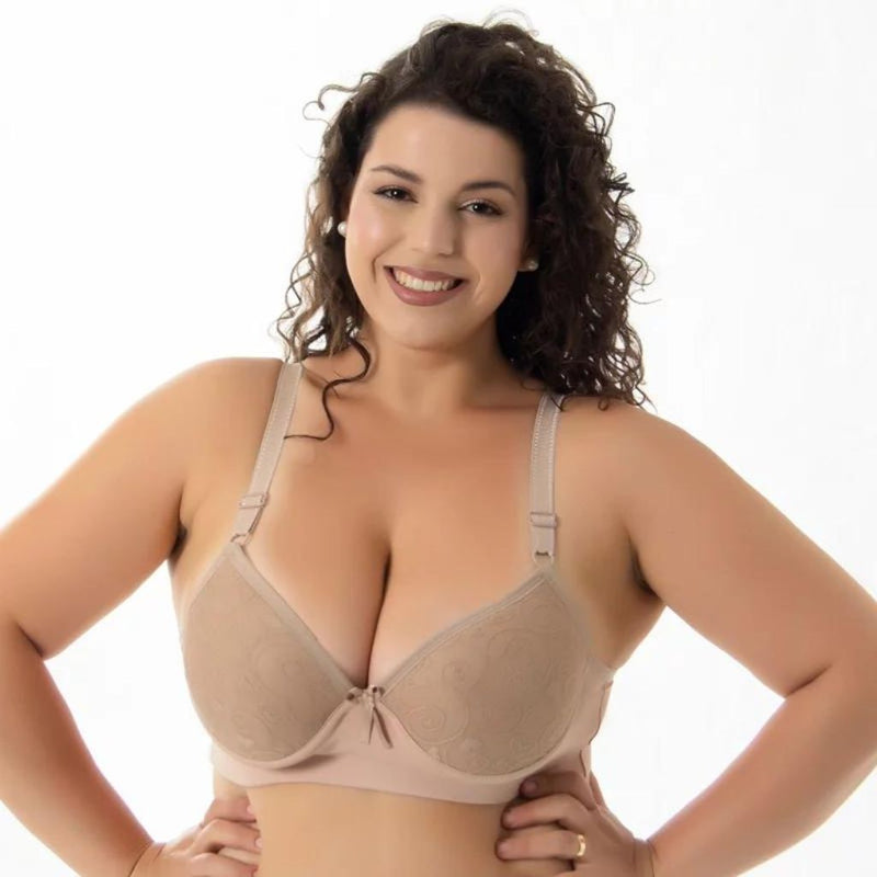 Sutiã SAVANA Plus Size Com Bojo Aro Sustentação Reforçado