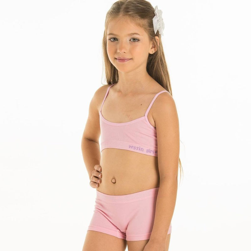 Conj Infantil PEQUENA MOÇA Sem Costura Boxer Zee Rucci