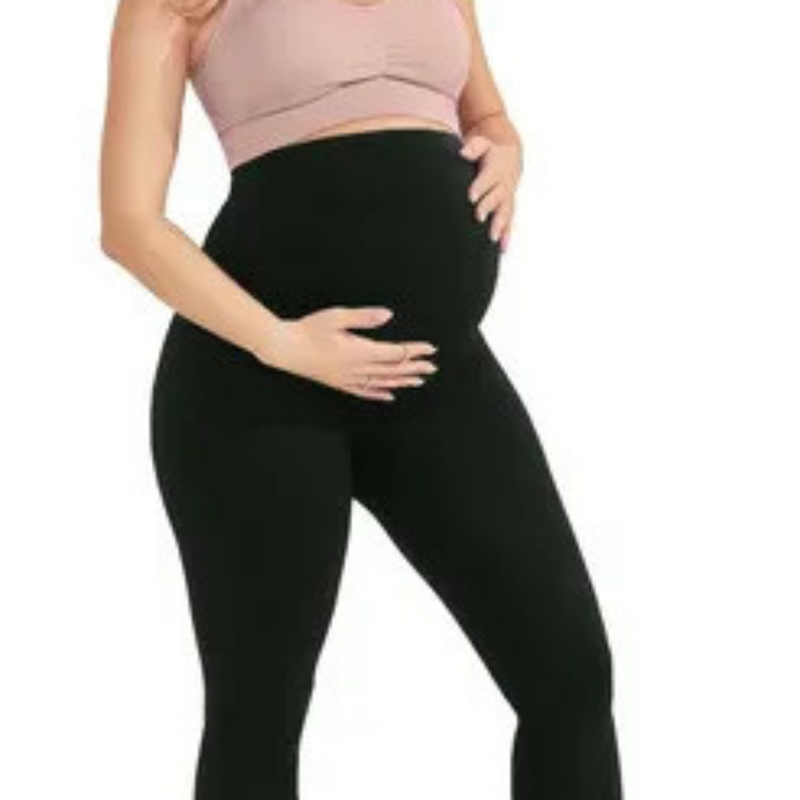 Calça MATERNITY Gestante, Cintura Alta, Compressão Natural, Sem Costura