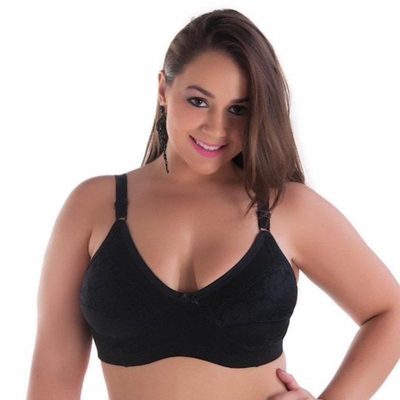 Sutiã DIVA Sem Bojo Plus Size Reforçado Algodão VR__ML057