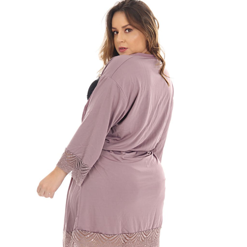 Robe TALITA Plus Size Manga Longa CS_14007