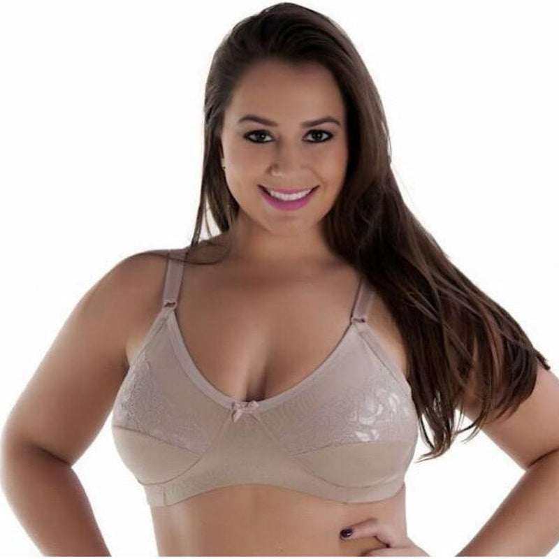 Sutiã DIVA Sem Bojo Plus Size Reforçado Algodão VR__ML057