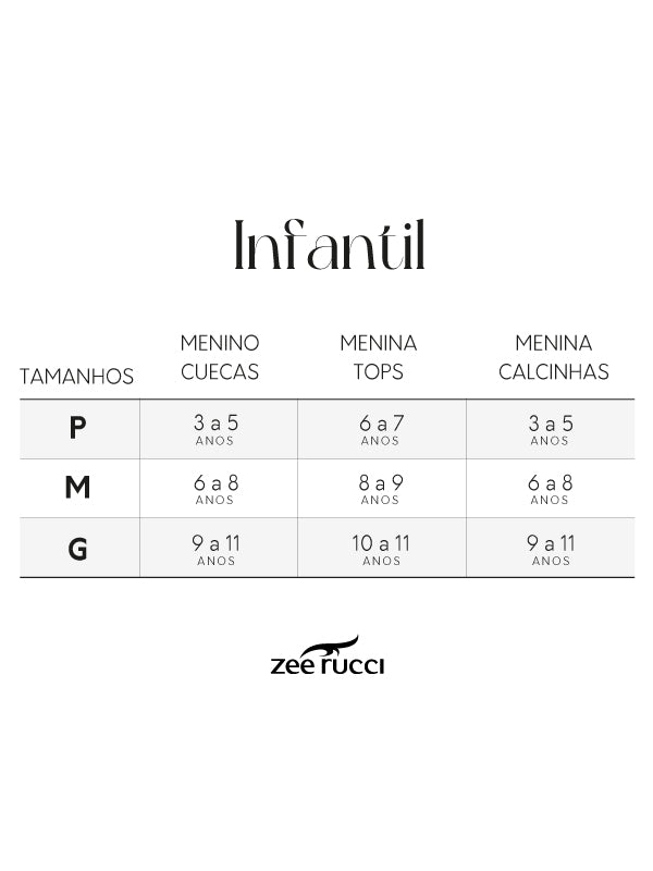 Conj Infantil PEQUENA MOÇA Sem Costura Boxer Zee Rucci
